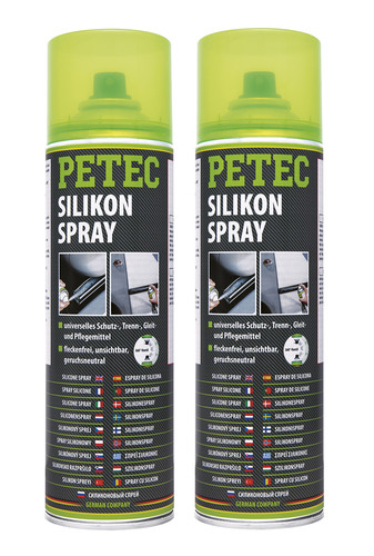Petec silikonspray 500ml - 2x,